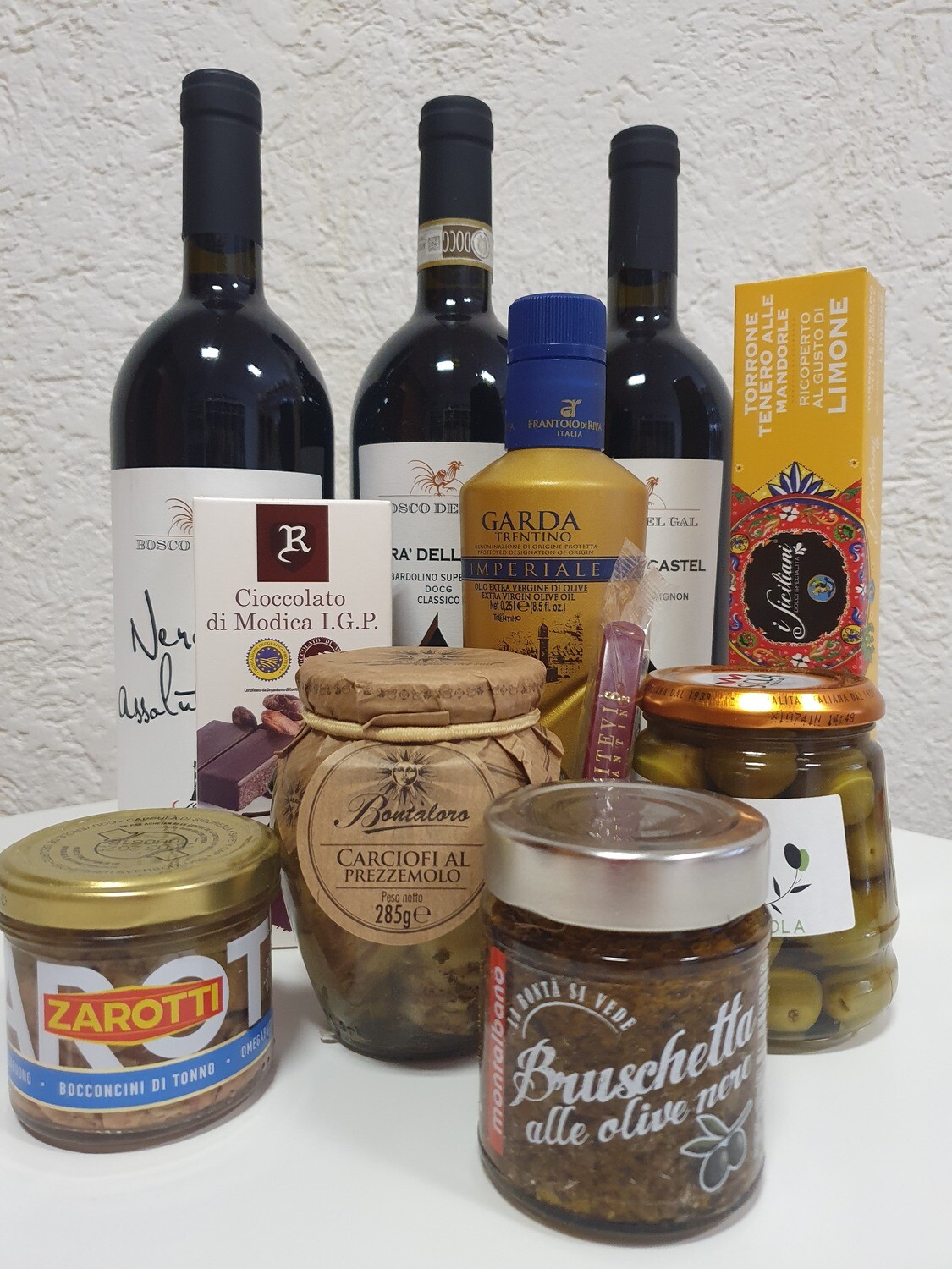 Itališkas dovanų rinkinys medinėje dėžėje &#39;&#39;Nero Assolutamente&#39;&#39;