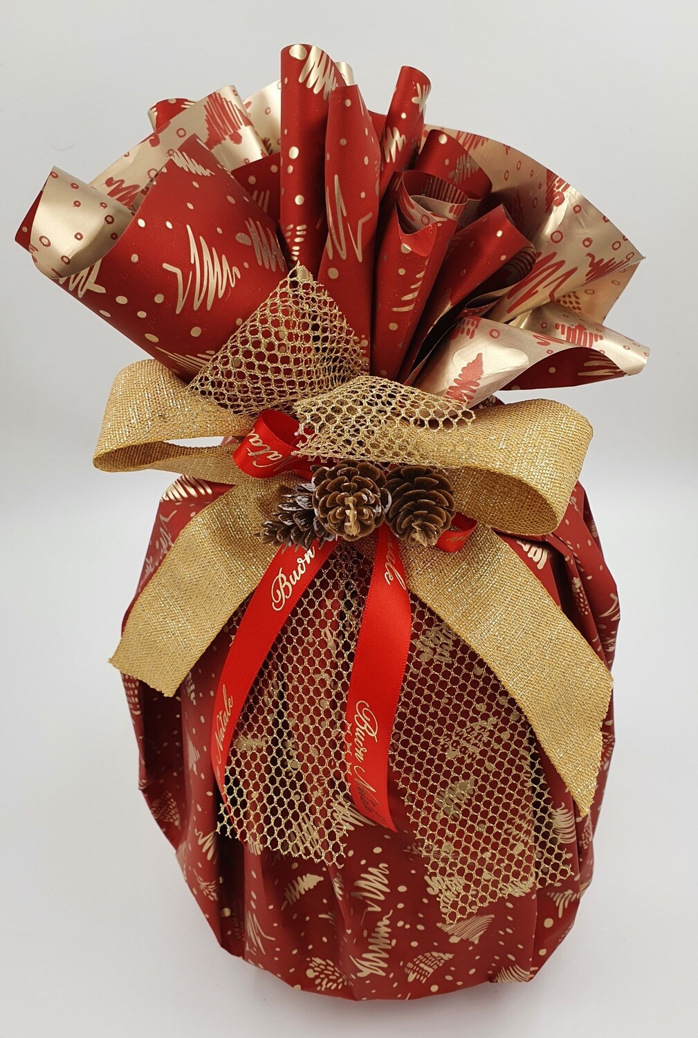 Kalėdinis pyragas be glitimo &#39;&#39;PANDORO DI VERONA SENZA GLUTINE&#39;&#39; įrištas rankomis - 500 g., Bauli
