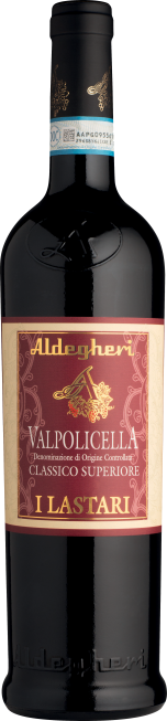 Sausas raudonas vynas VALPOLICELLA CLASSICO SUPERIORE DOC I LASTARI 13,5&#39;