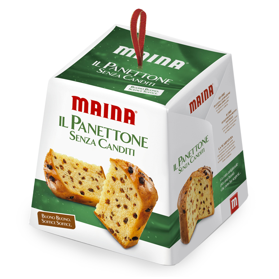 Šventinis pyragas &#39;&#39;IL PANETTONE SENZA CANDITI&#39;&#39; - 1 kg, Maina