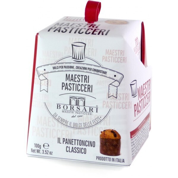 Šventinis pyragėlis &quot;IL PANETTONCINO GOCCE DI CIOCCOLATO&quot;  100 g, Borsari