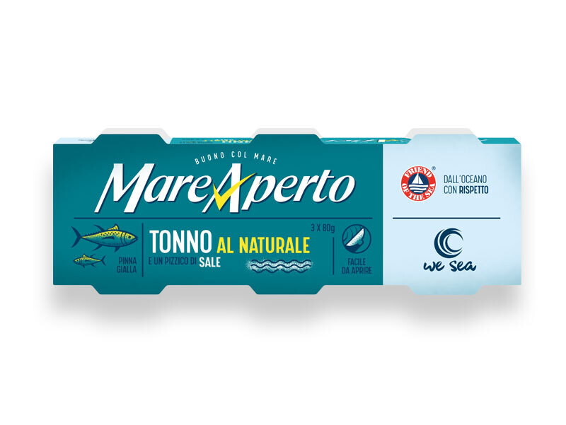 Tunas savo sultyse - 80 gr, Mare Aperto
