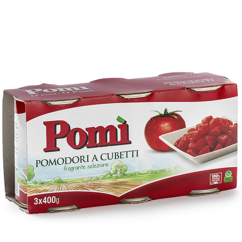 Pomidorai kubeliais savo sultyse - 400 gr, POMI