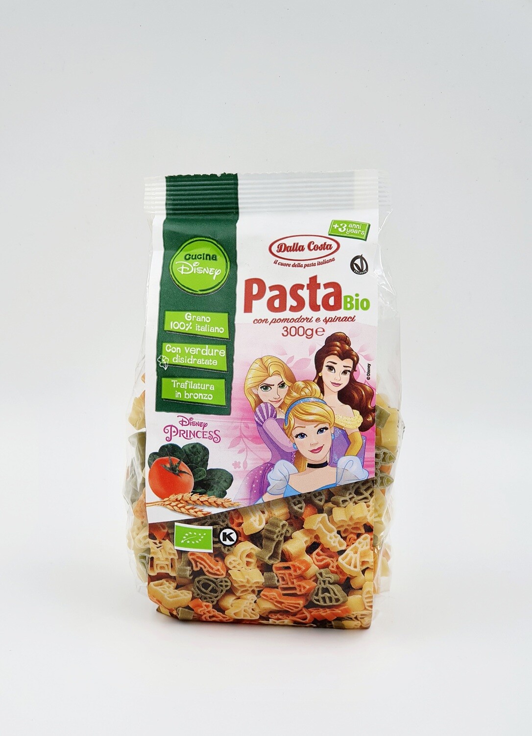 Makaronai su pomidorais ir špinatais (Disney Princess), 300 gr