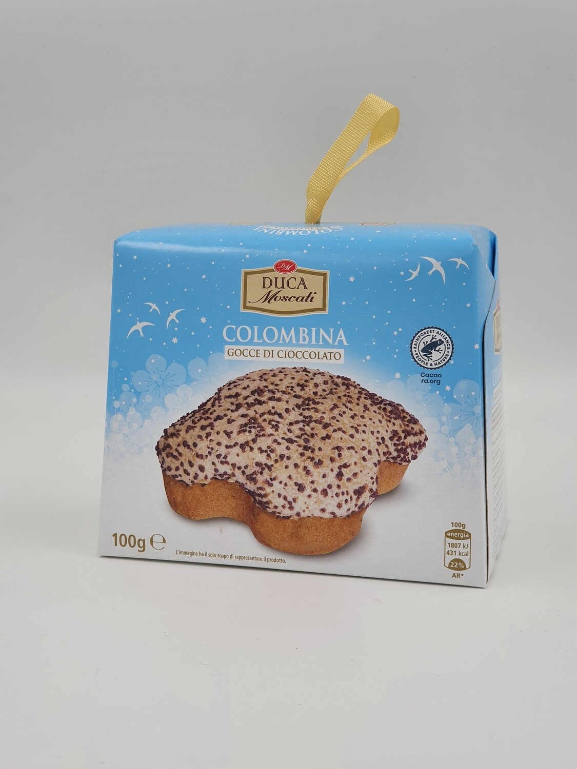 Mini pyragėlis &quot;COLOMBINA GOCCE DI CIOCCOLATO&quot; - 100 gr., Duca Moscati