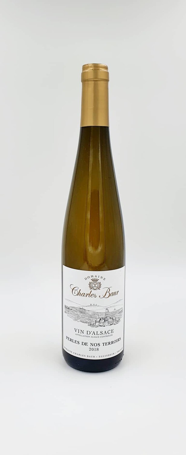 Baltas sausas vynas D&#39;Alsace PERLES DE NOS TERROIRS