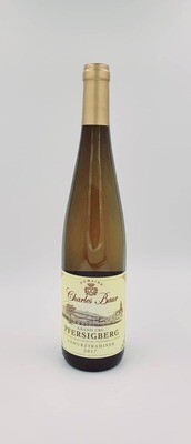 Baltas pusiau saldus vynas D&#39;Alsace GEWURZTRAMINER GRAND CRU PFERSIGBERG (ekologiškas)