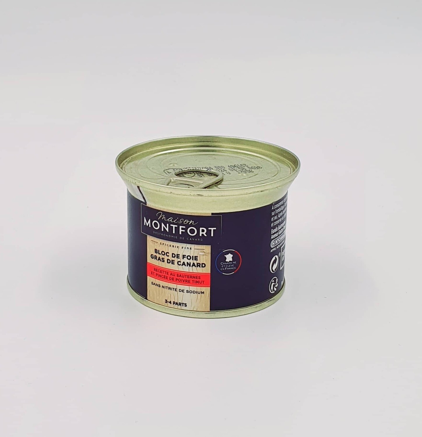 Ančių kepenėlių paštetas (Foie gras) - 135 gr , Montfort