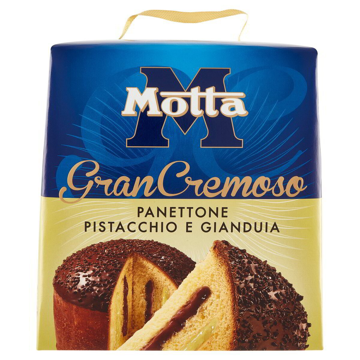 Šventinis pyragas &quot;PANETTONE PISTACCHIO E GIANDUIA&quot; - 800 gr., Motta