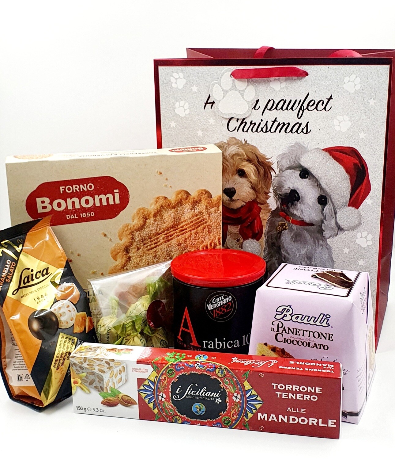 Dovanų rinkinys dėžutėje &#39;&#39;AUGURI DI NATALE&#39;&#39;