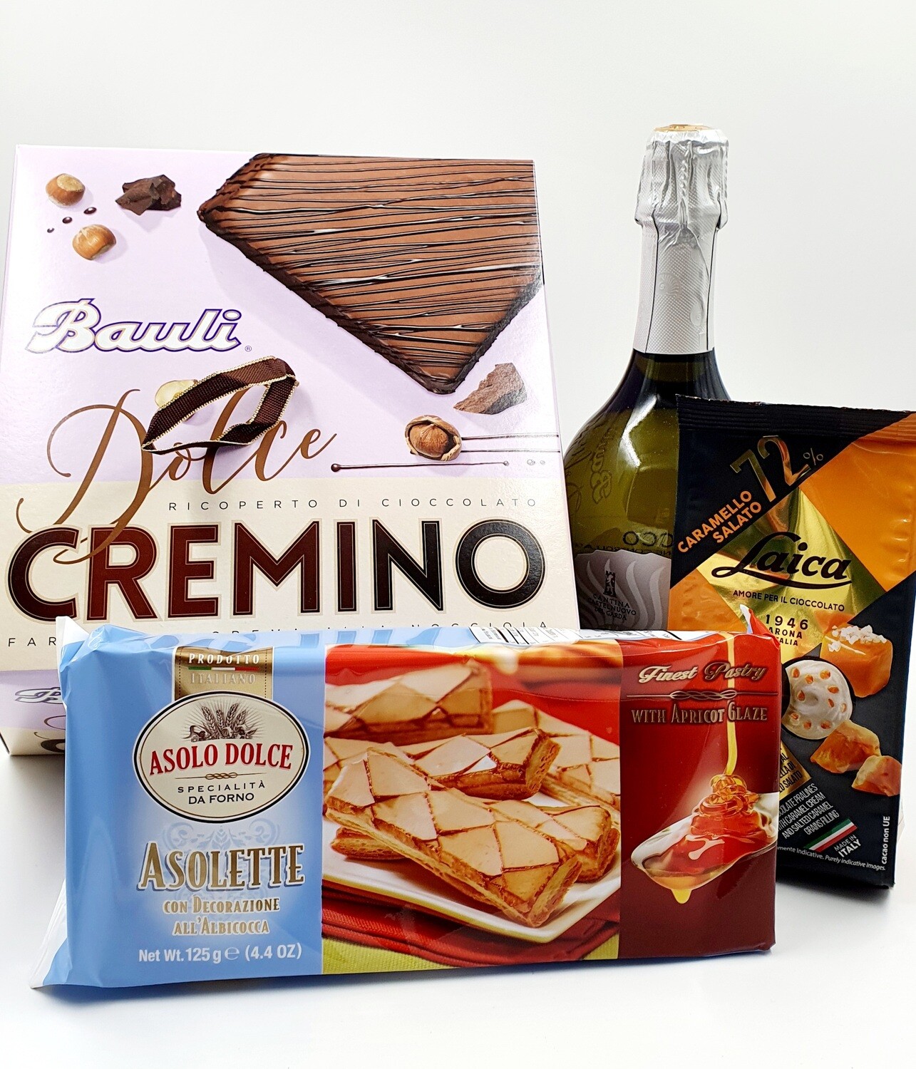 Dovanų rinkinys dėžutėje &#39;&#39;DOLCE CREMINO&#39;&#39;