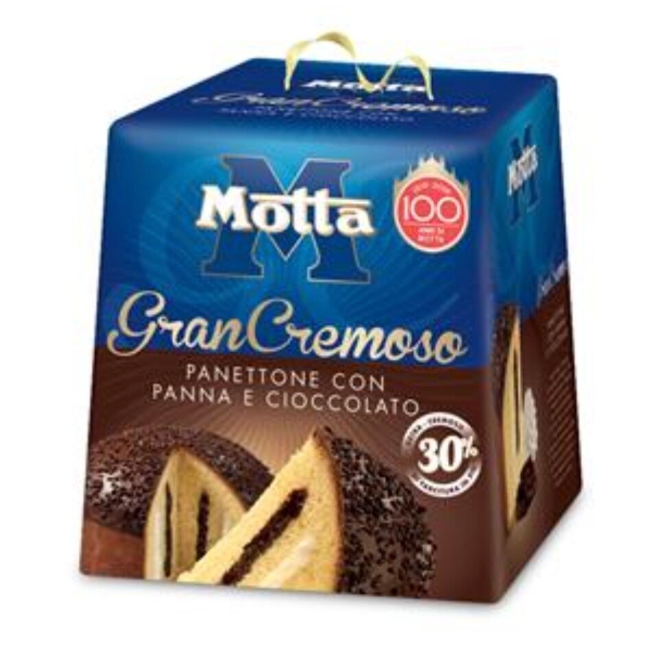 Šventinis pyragas &quot;PANETTONE PANNA&amp;CIOCCOLATO&quot; - 800 gr., Motta