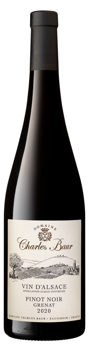 Raudonas  sausas vynas D&#39;Alsace PINOT NOIR GRENAT
