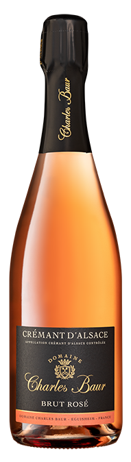 Rožinis putojantis vynas Crémant d&#39;Alsace Brut Rose, 12`