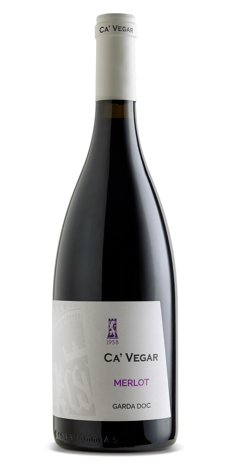 Raudonas rūšinis vynas Merlot Garda DOC - Ca Vegar Castelnuovo