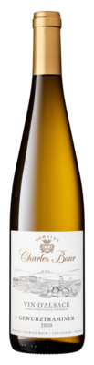 Baltas pusiau suasas vynas D&#39;Alsace GEWURZTRAMINER (ekologiškas)