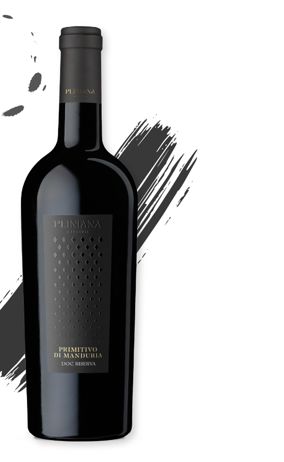 Raudomas rūšinis vynas PLINIANA PRIMITIVO DI MANDURIA DOC RISERVA