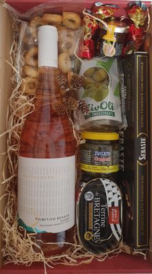 Dovanų rinkinys dėžutėje ''Primitivo rosato''