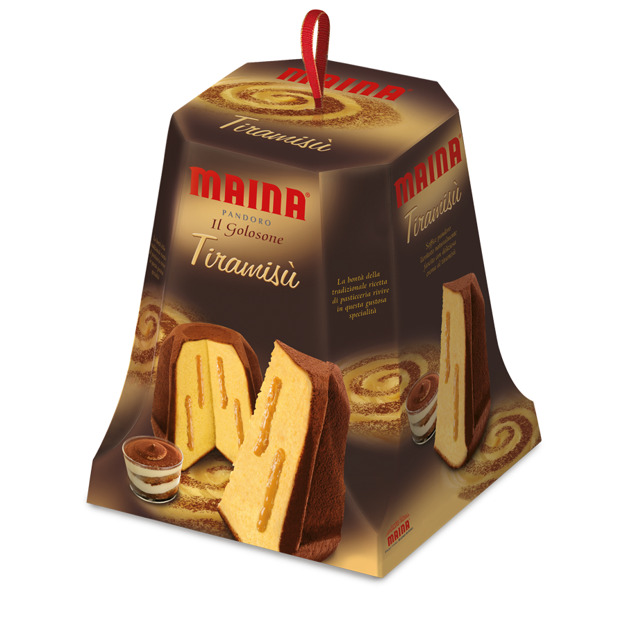 Kalėdinis pyragas &quot;PANDORO TIRAMISU&quot; - 750 gr., MAINA