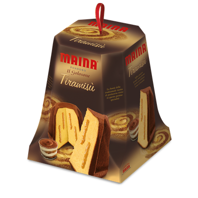 Kalėdinis pyragas &quot;PANDORO TIRAMISU&quot; - 750 gr., MAINA
