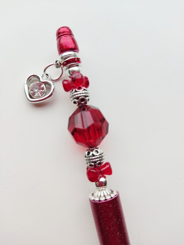 Kralenpen DIY pakketje rood
