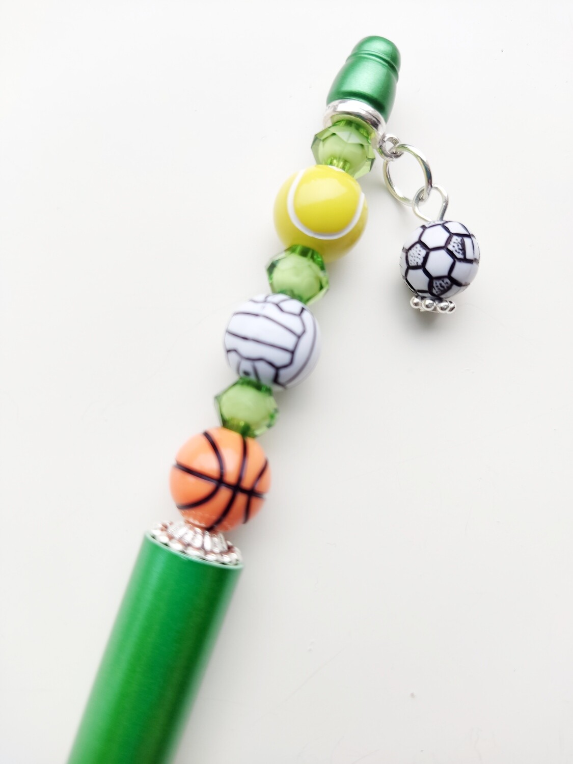 Kralenpen DIY pakketje grasgroen sportpen