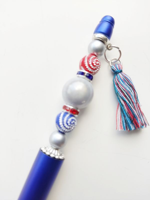 Kralenpen DIY pakketje donkerblauw
