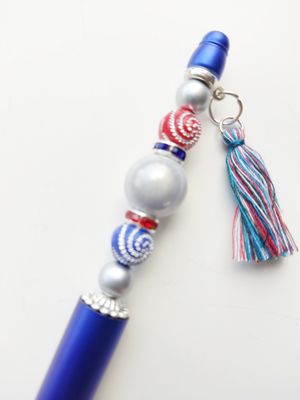Kralenpen DIY pakketje donkerblauw