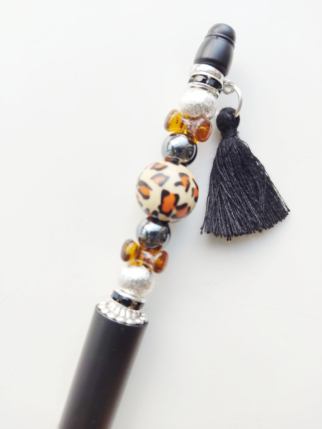 Kralenpen DIY pakketje zwart safari