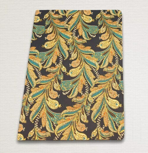 Quaderno con taglio oro BLUE PAISLEY Quaderno con taglio oro BLUE PAISLEY