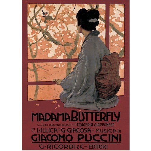 Poster MADAME BUTTERFLY