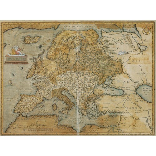 Poster MAPPA EUROPA ANTICA