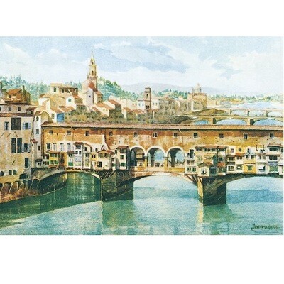 Poster PONTE VECCHIO in FLORENCE