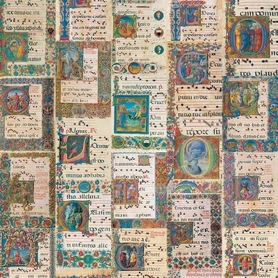 Geschenkpapier MITTELALTERLICHE MINIATUREN Geschenkpapier MITTELALTERLICHE MINIATUREN