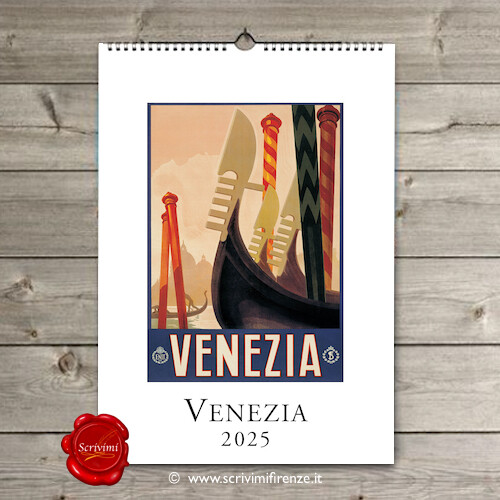 Calendario da muro VENEZIA 2025 Scrivimi Firenze