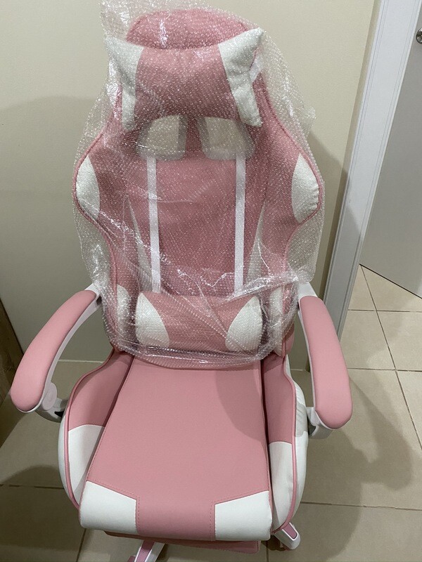 Pink&amp;White Gaming Chair