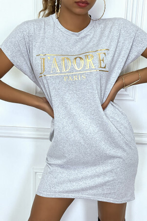 J’Adore grey Long T-shirt