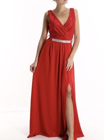 Scarlet diamanté Dress