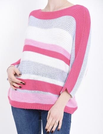 Lurex stripe knit