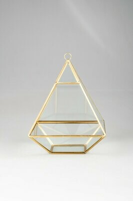 Pyramid 15cmx15cmx20cm Gold