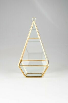 Pyramid 12cmx12cmx14cm Gold