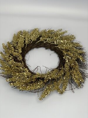 Gold Christmas Wreath 50cm