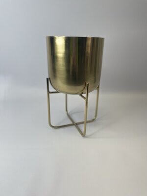 Iron Planter - Gold - 18x33cm