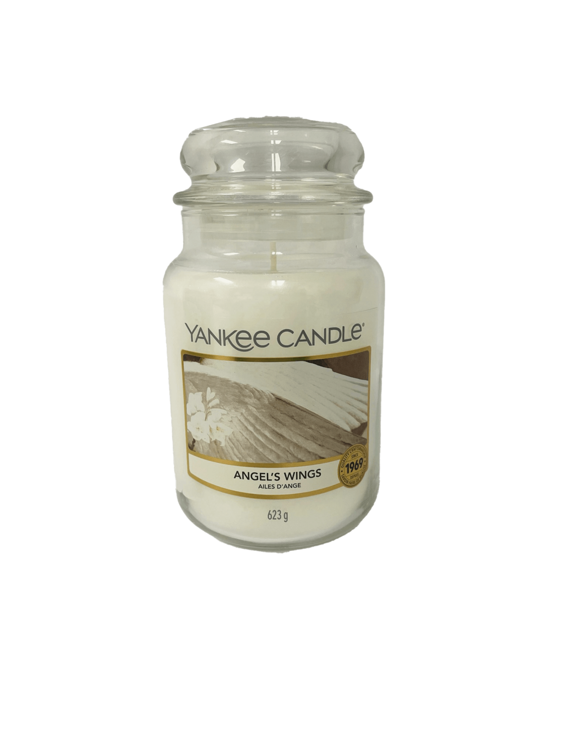 Candle Jar Large Angel Wings