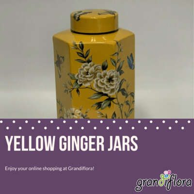 Yellow Ginger Jars