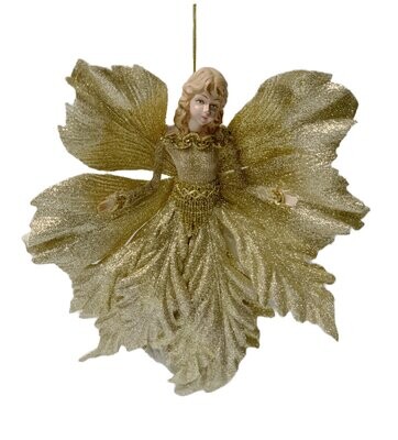 Angel With Gold Dress 31x23.5x6cm