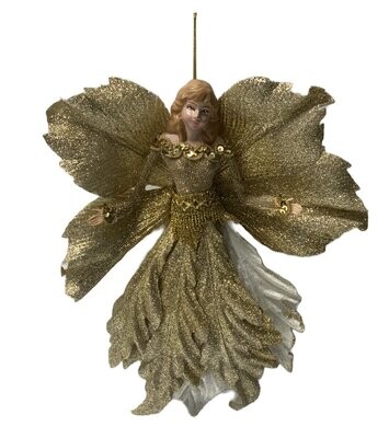 Angel With Gold Dress 32cm