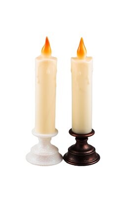 Round Candle Dinner Battery