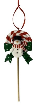 Hang Decor Decor Snowman With Black Hat
