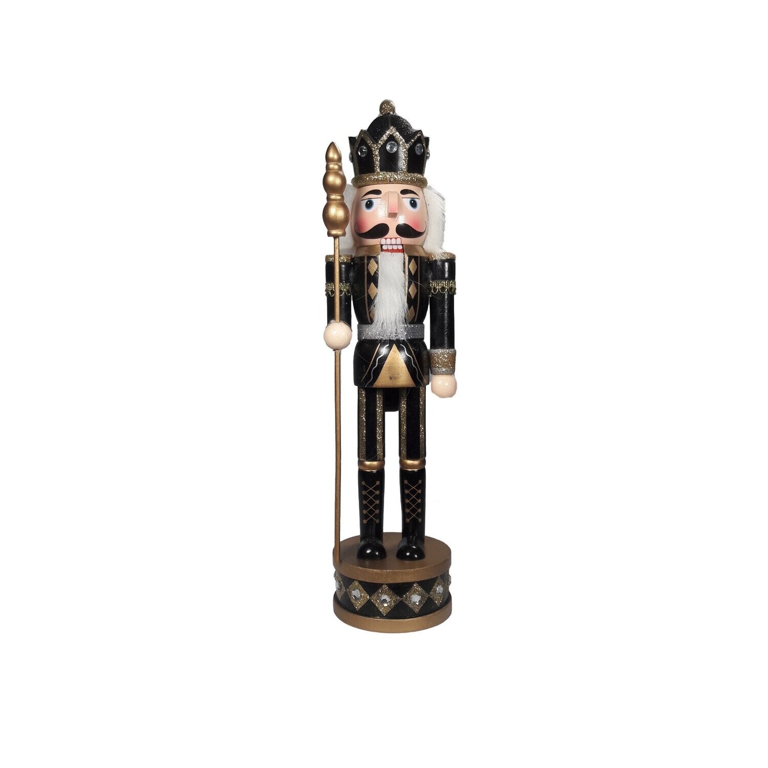 Nutcracker Black And Gold 38cm